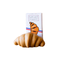 Croissant shaped soap from Senteurs de France in white cardboard box.