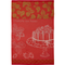 French tea towel in the design Strawberry charlotte cake by coucke.