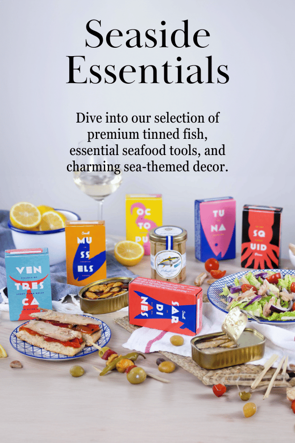 Shop The French Farm for premium wholesale seafood products, including tinned fish, crab crackers, and nautical-themed accessories. Elevate your culinary experience with our curated seafood essentials.