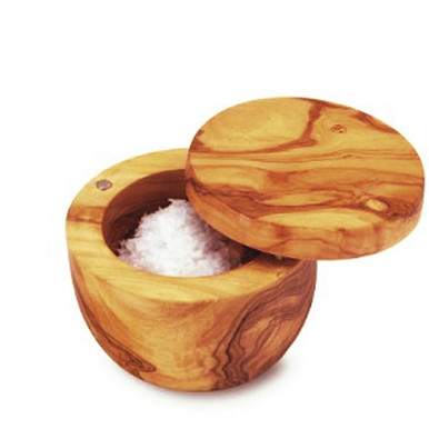 Berard Olive Wood Salt Keeper With Swivel Top   BE90070 2  89995.1553863628.386.513 