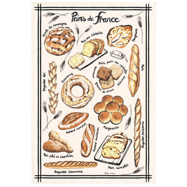 Torchons & Bouchons Tea Towel Pains de France
