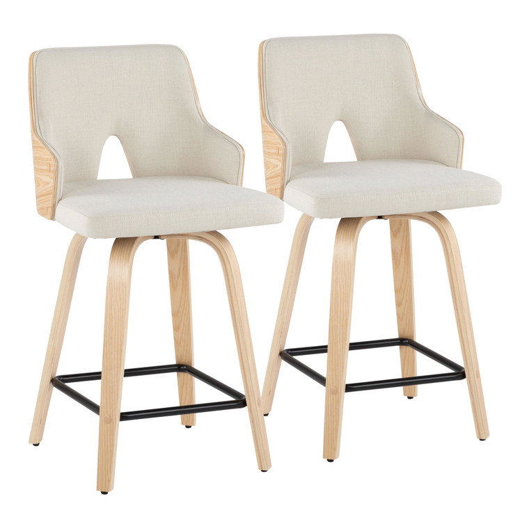 Stacia 24" Fixed-Height Counter Stool |  Set Of 2