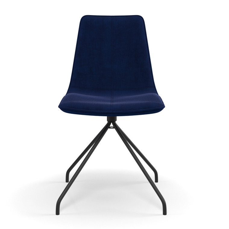 Arlo Velvet Swivel Side Chair