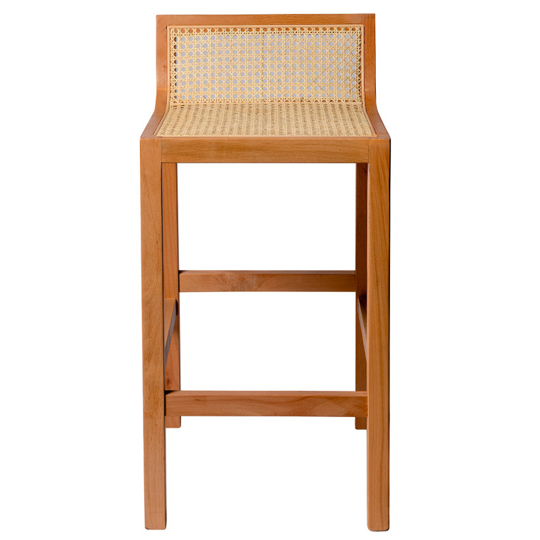 Shirley Counter Height Stool with Natural Cane