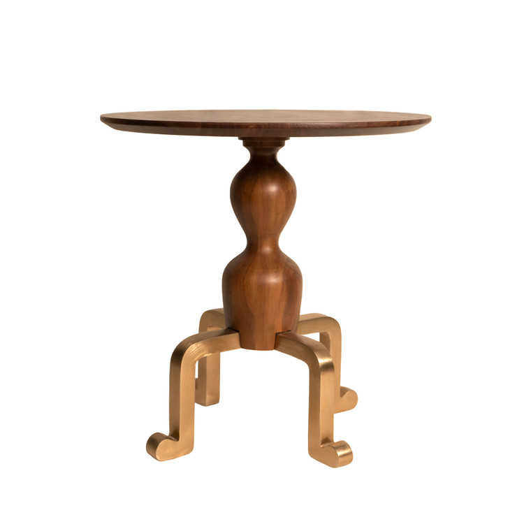 Caspian Solid Wood Side Table