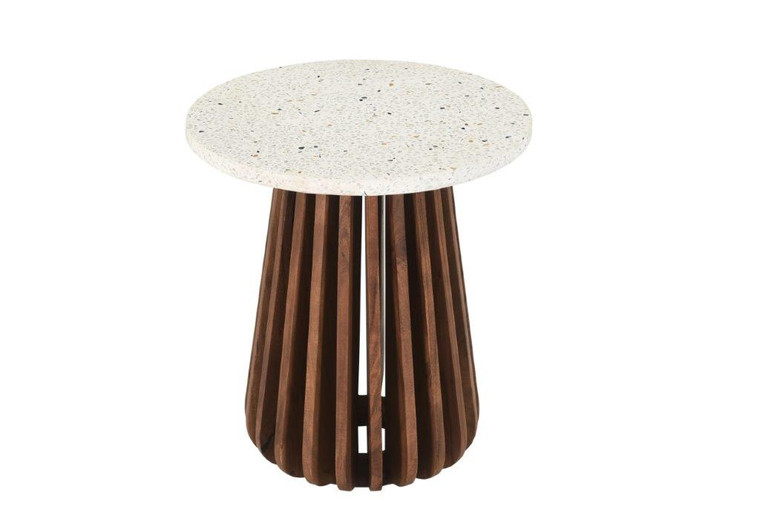Terra Round Terrazzo Side Table