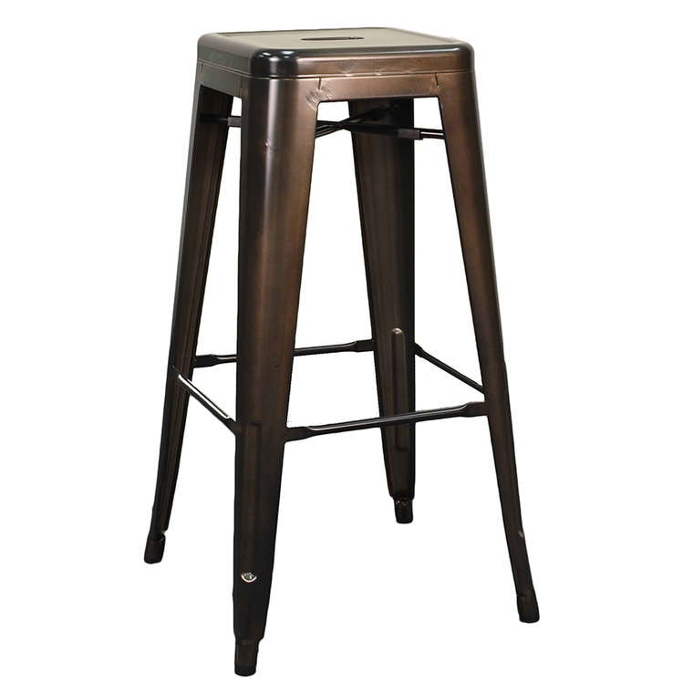 Metro Metal Backless Bar Stool | Set of 4