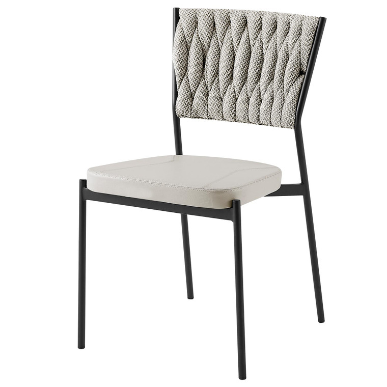 Leonard Fabric/ PU Dining Chair | Set of 4