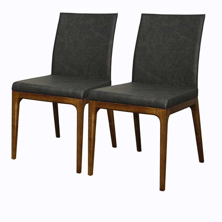 Derek PU Leather Chair | Set of 2