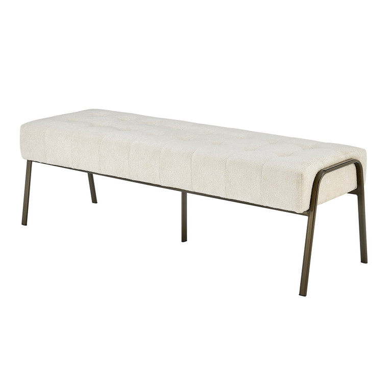 Vincent Fabric Tufted Bench