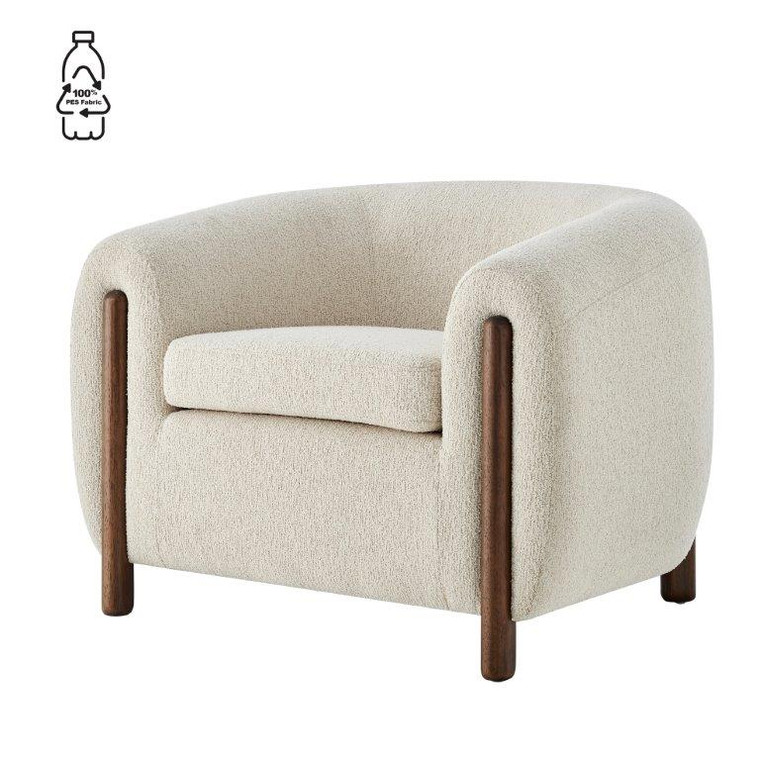 Corinne Fabric Accent Arm Chair