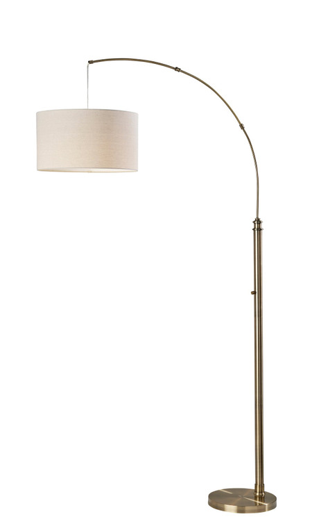 Baldwin Arc Lamp- Antique Brass