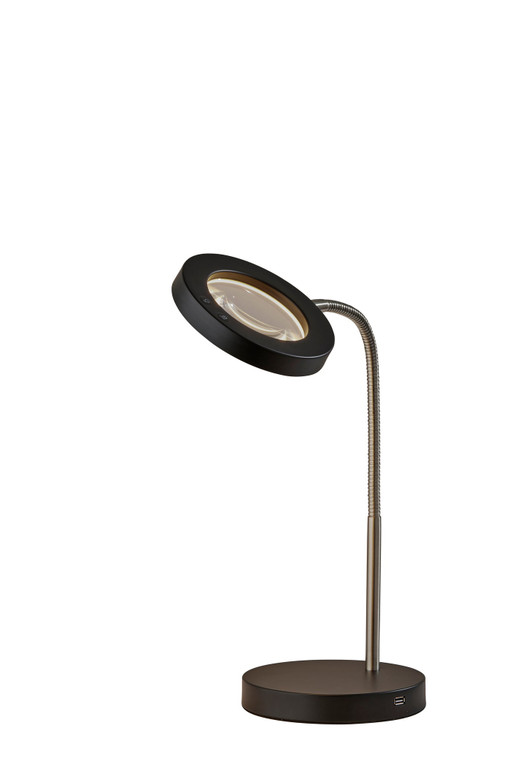Harven LED Magnifier Desk Lamp w/Smart Switch