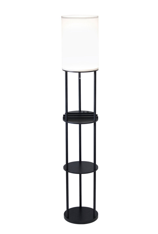 Connection Station Slate Floor Lamp