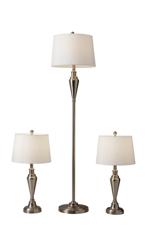 Greenwood 3 Piece Floor and Table Lamp Set
