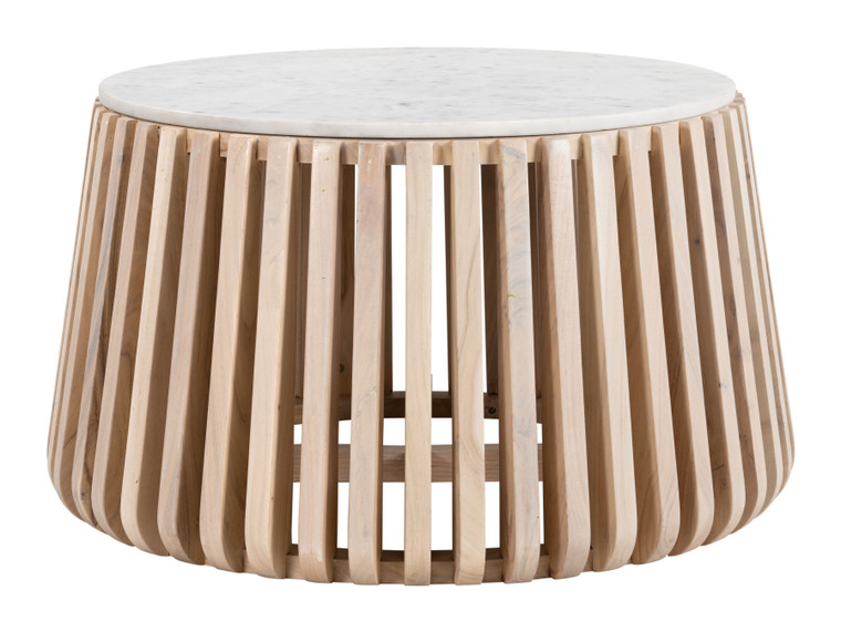 Cyprus Coffee Table | White & Natural