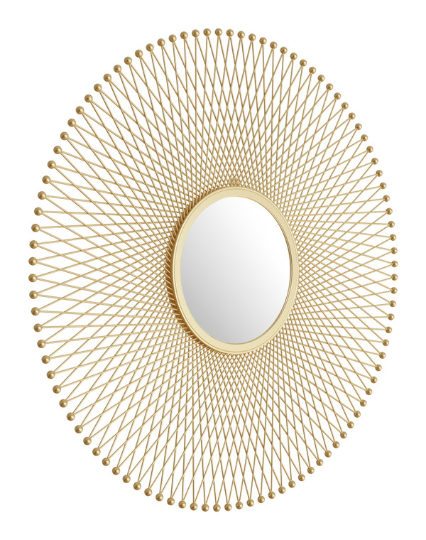 Glow Round Mirror | Gold