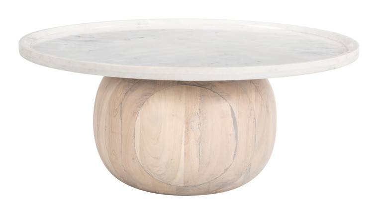 Savona Coffee Table | White & Natural