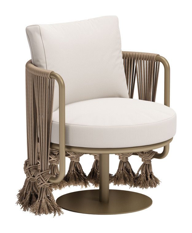 Uzel Accent Chair | White