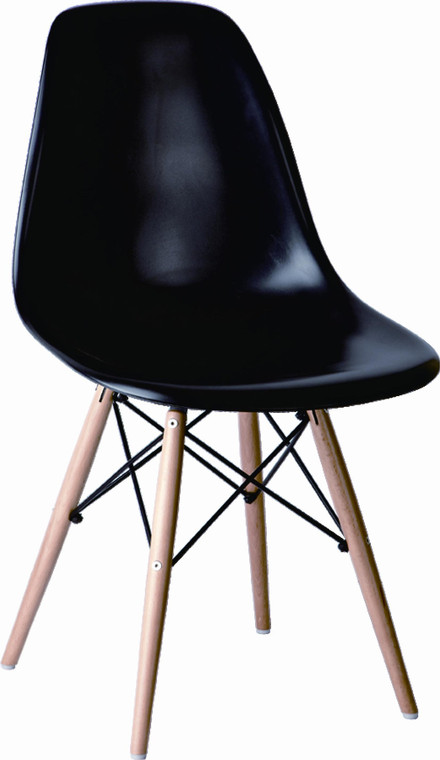 Palermo Modern PP Chair with Wood Legs