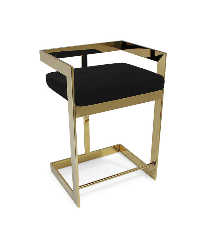 Veneto 26" Counter Chair with Gold Base