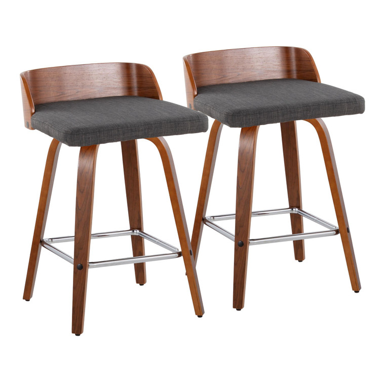 Myra 26" Fixed-Height Counter Stool | Set Of 2