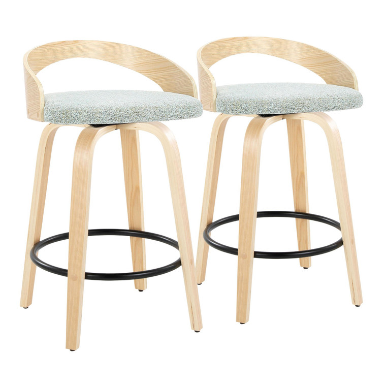 Grotta 26" Fixed-Height Counter Stool | Set Of 2