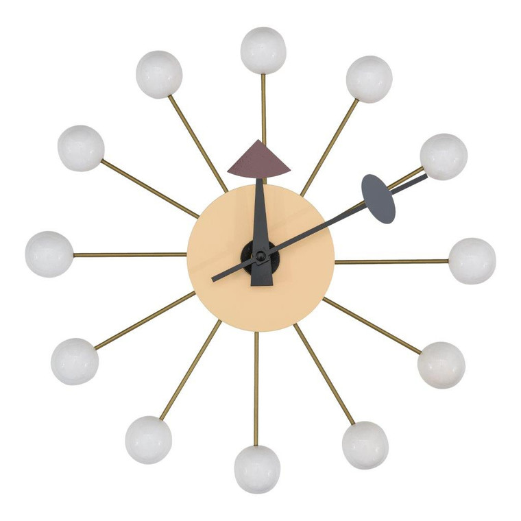 Concorde Modern Design Round Balls Silent Non-Ticking Wall Clock