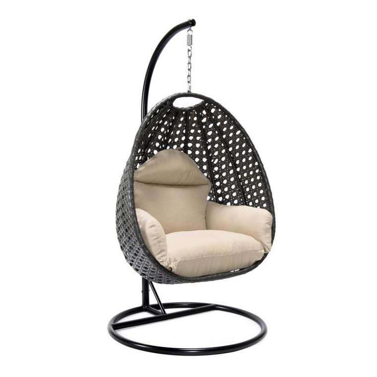 Carbon Wisteria Hanging Egg Swing Chair