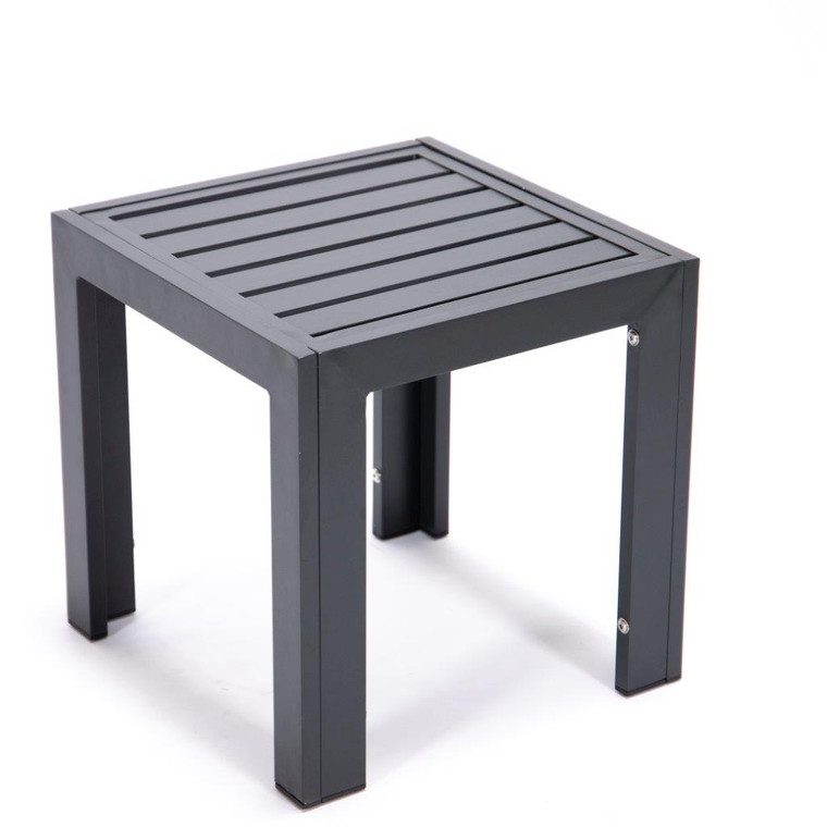 Chesterfield Modern Aluminum Patio Side Table
