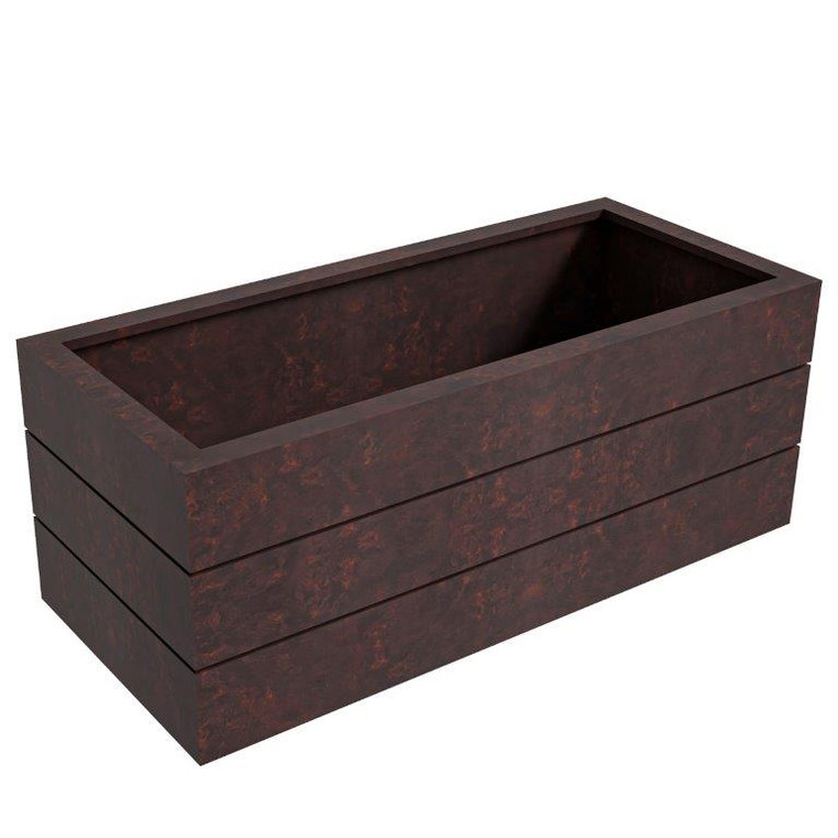 Oceana Series Rectangle Poly Stone Planter