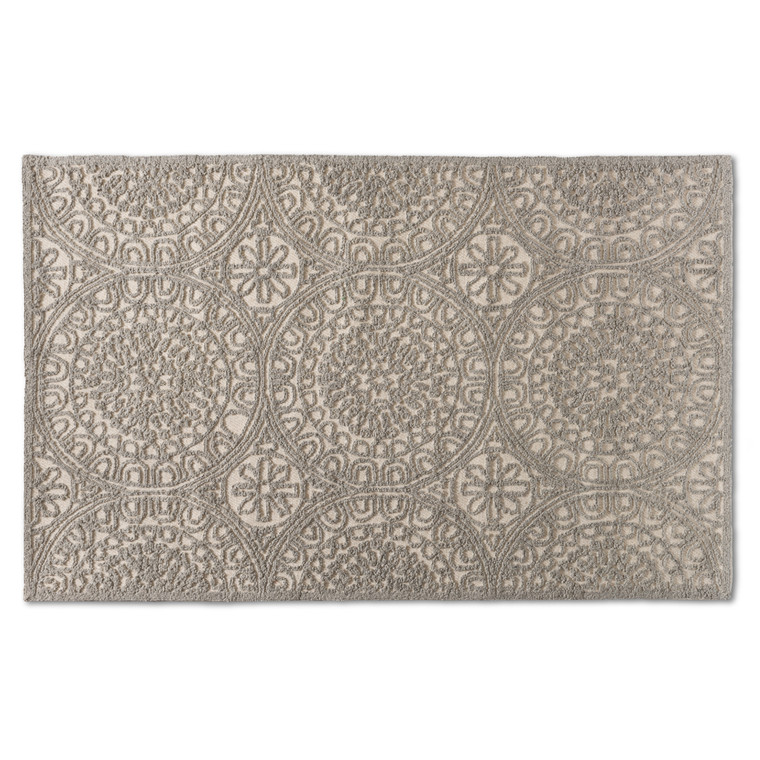 Harcourt Modern and Contemporary Hand-Tufted Wool Area Rug | Grey