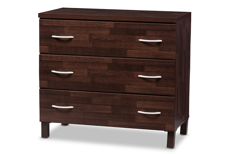 Linden Todern and Contemporary Oak Finish Wood Storage Chest | Brown