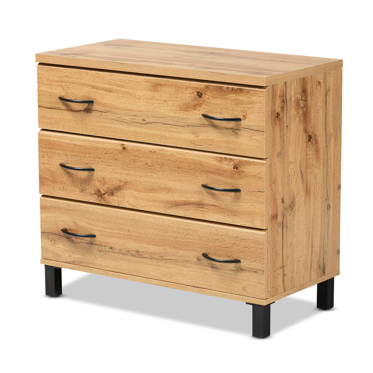 Linden Todern and Contemporary Wood Storage Chest | Oak Brown