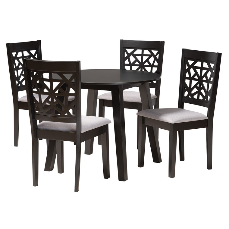 Jorah Modern Fabric 5-Piece Dining Set