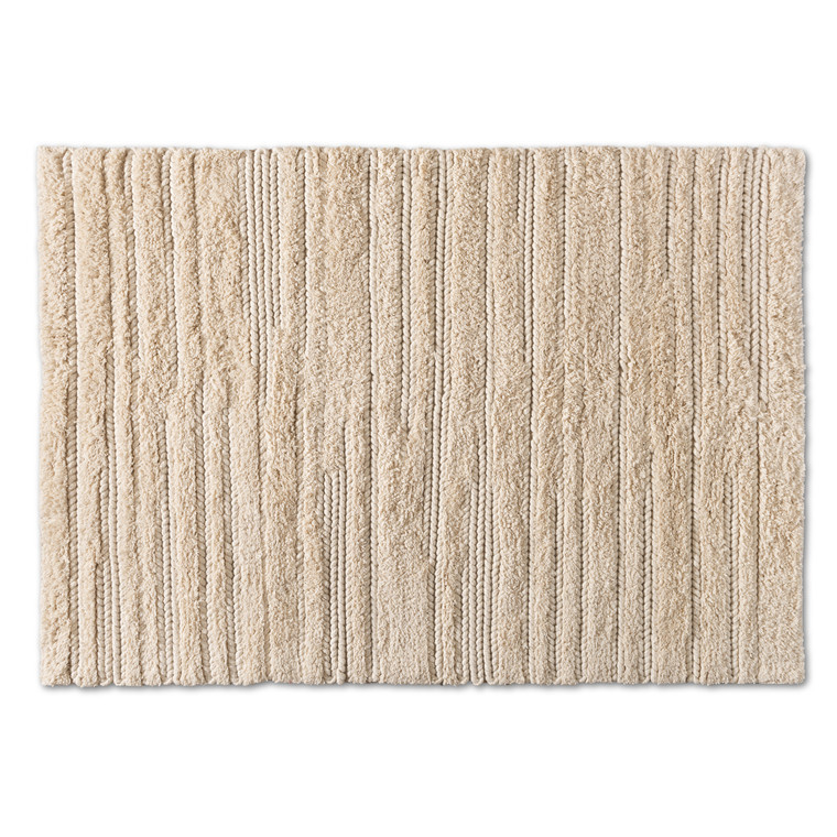 Blair Modern and Contemporary Handwoven Wool Area Rug | Ivory