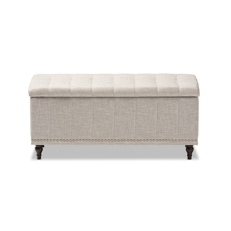 Kayle Todern Classic Fabric Upholstered Button-Tufting Storage Ottoman Bench
