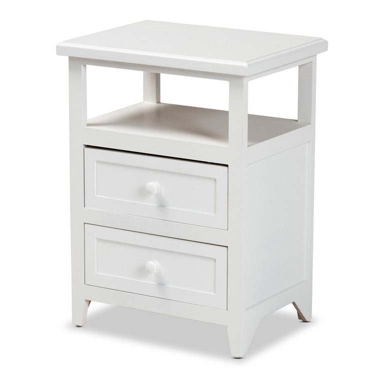Olivia Modern and Contemporary End Table | White