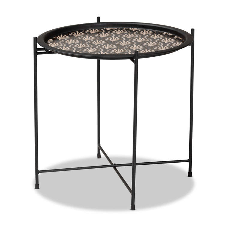 Anavi Todern and Contemporary Plant Stand | Beige/Black