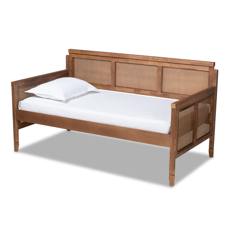 Velito Vintage French Inspired Synthetic Rattan Daybed