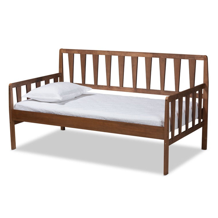 Tidori Todern and Contemporary Transitional Daybed | Walnut