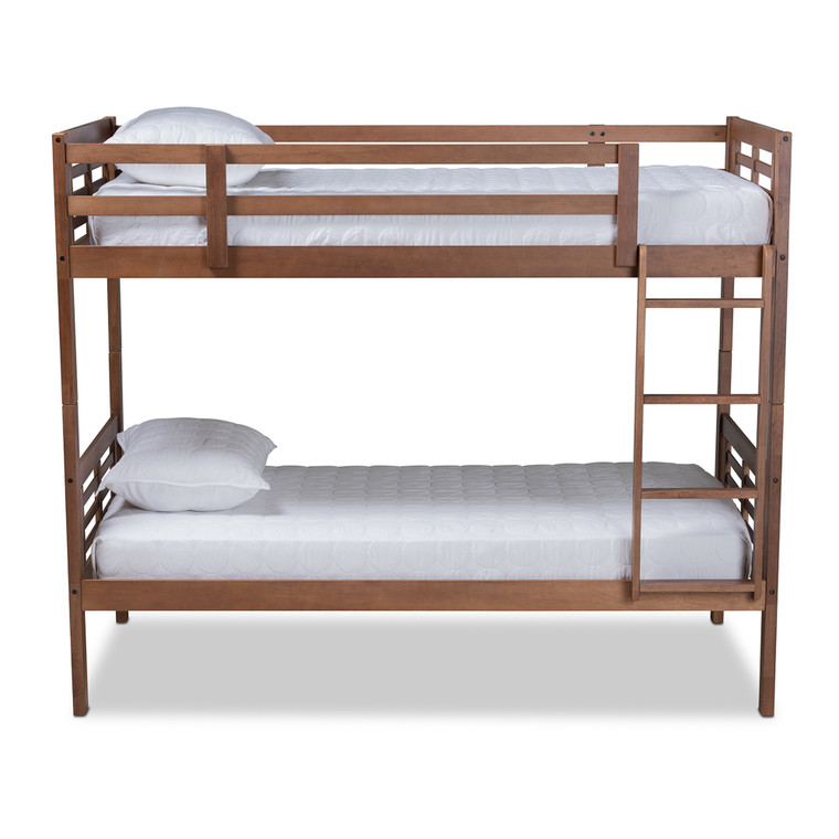 Ulan Todern and Contemporary Bunk Bed | Walnut