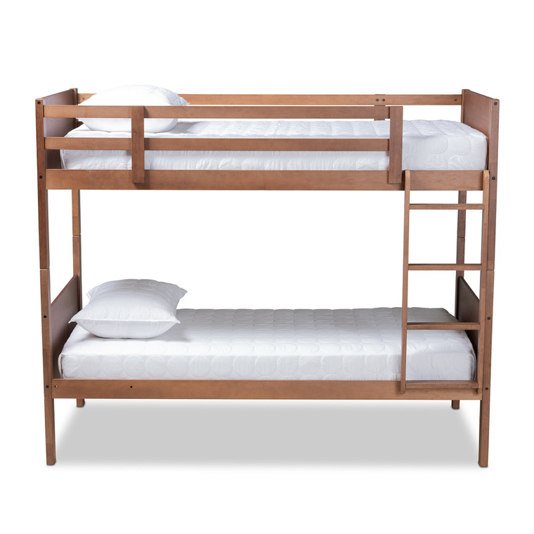 Isele Todern and Contemporary Bunk Bed | Walnut