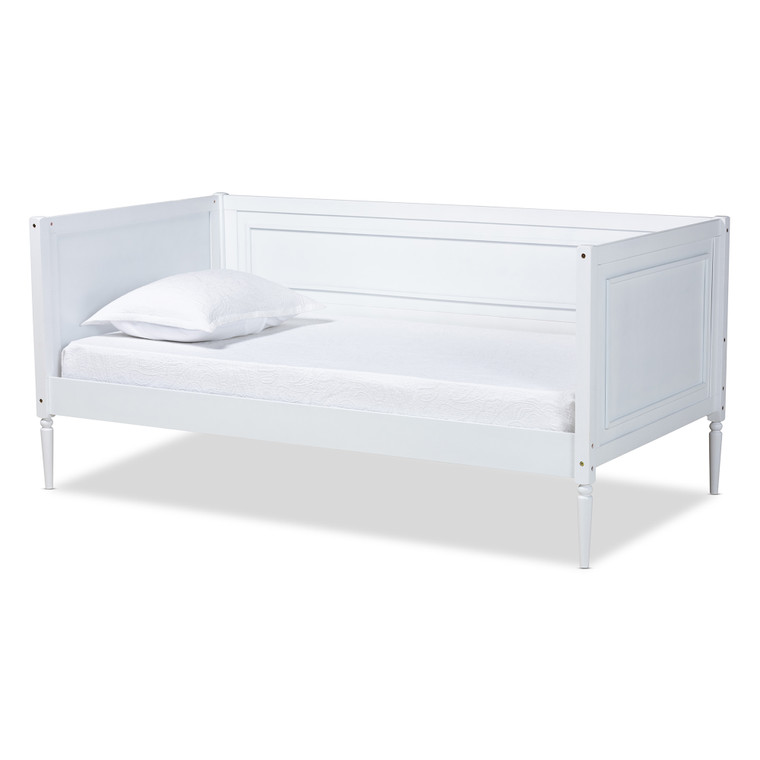 Xylona Todern and Contemporary Wood Daybed | White