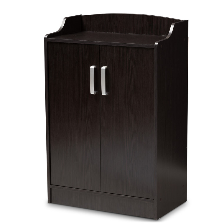 Delver Modern and Contemporary Wenge Shoe Cabinet | Wenge Stellan Brown