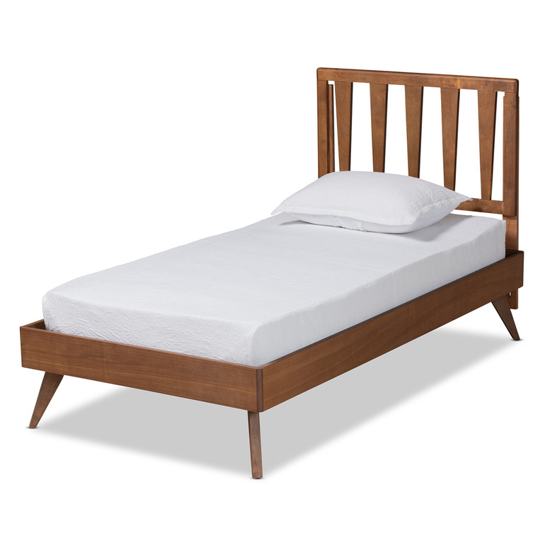 Tichi Todern and Contemporary Bed | Walnut Brown