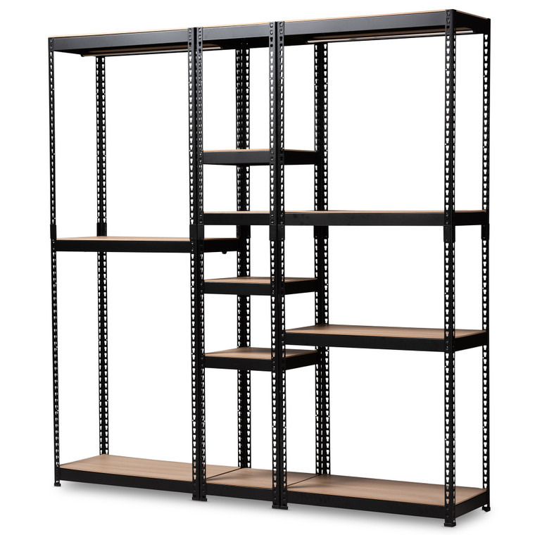 Ian Todern and Contemporary Metal 10-Shelf Closet Storage Racking Organizer
