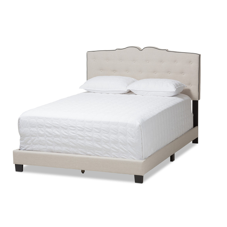 Ennevi Modern and Contemporary Fabric Upholstered Bed