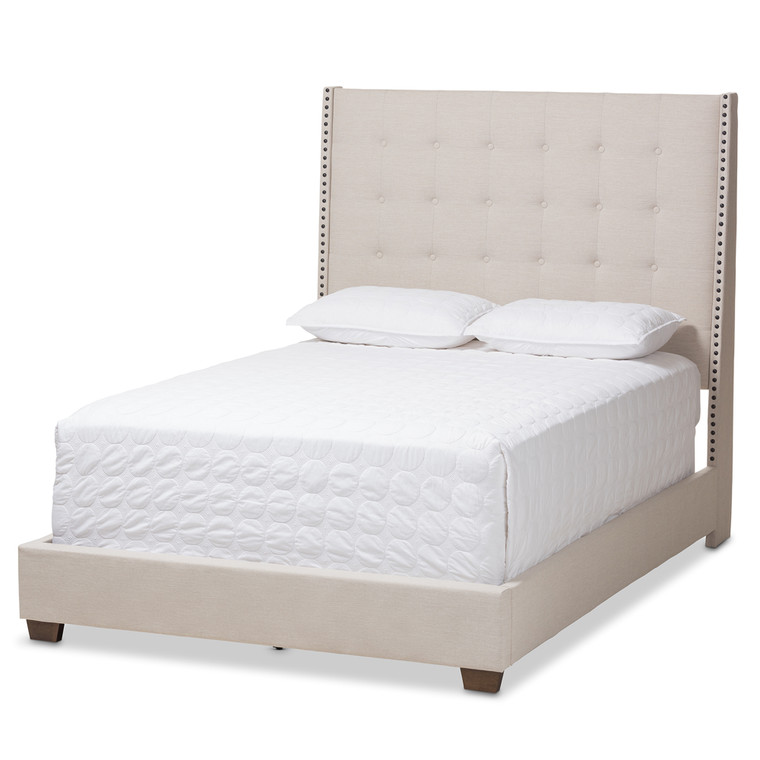Georgy Modern and Contemporary Fabric Upholstered Bed