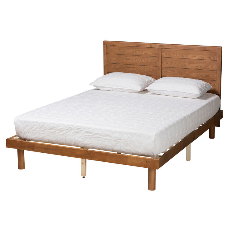 Darif Mid-Century Modern Platform Bed